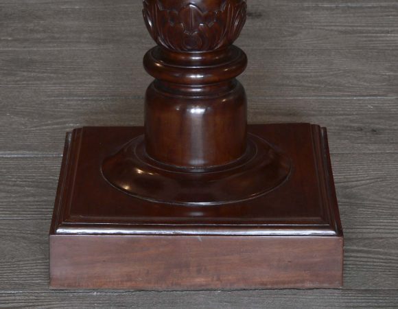 COLUMNA, PEANA, PEDESTAL DE CAOBA – Antigüedades MAESTRE