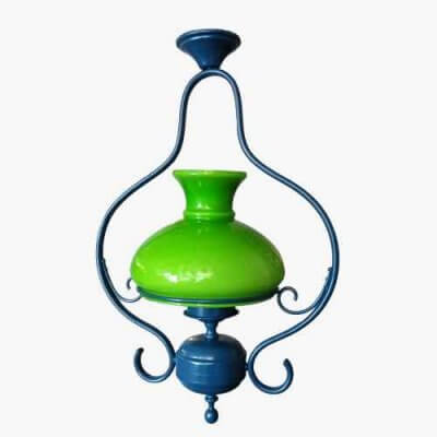 QUINQUÉ LIRA AZUL Y VERDE