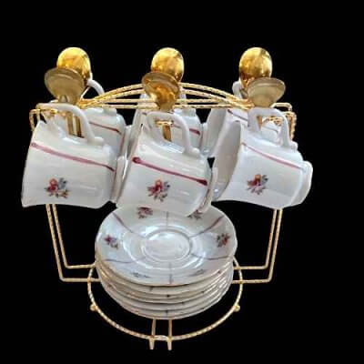 JUEGO DE CAFÉ PORCELANA JAPONESA
