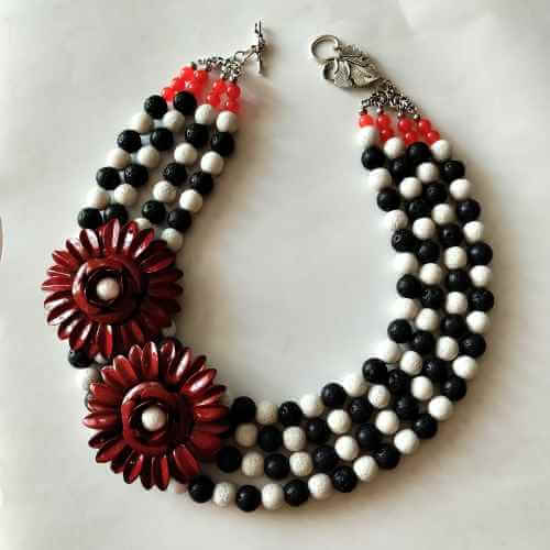 COLLAR DE PIEDRA VOLCÁNICA - Imagen 4