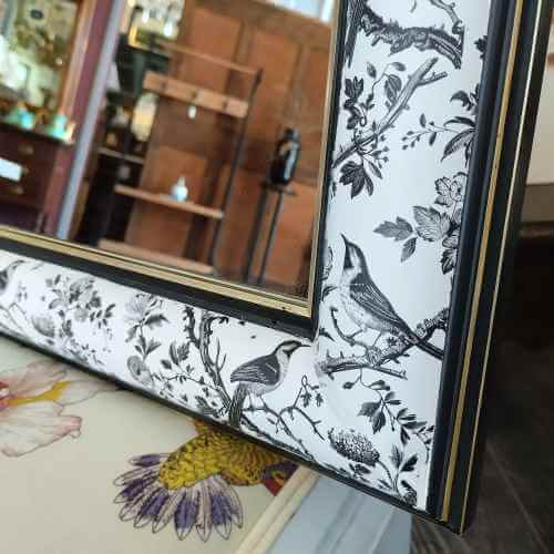 ESPEJO PARED ESTAMPADO PÁJAROS - Imagen 2