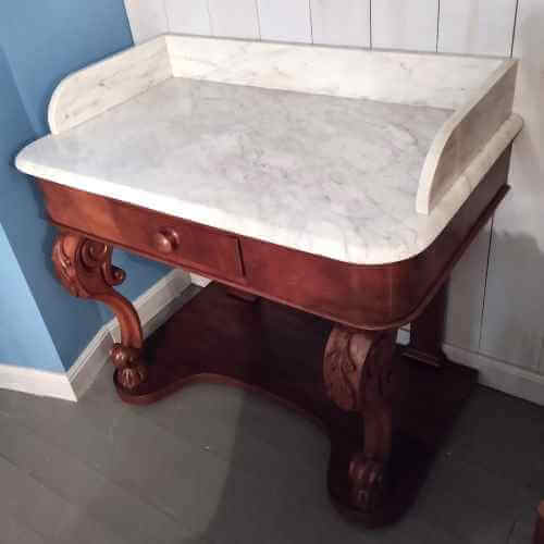 MUEBLE LAVABO DE CAOBA