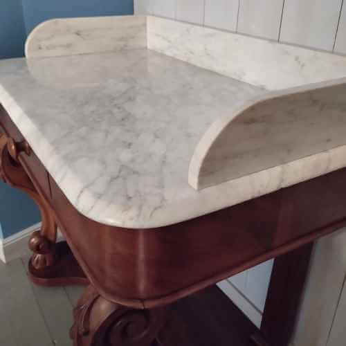 MUEBLE LAVABO DE CAOBA - Imagen 3