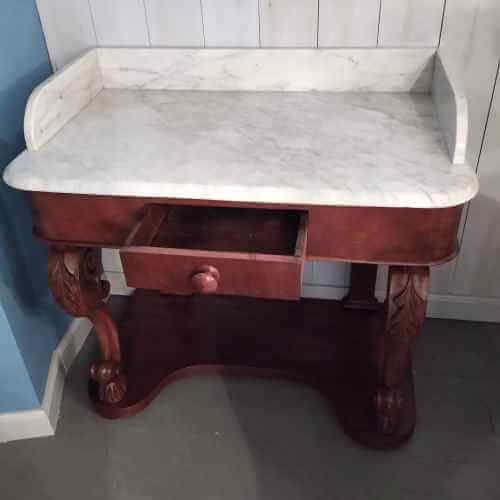 MUEBLE LAVABO DE CAOBA - Imagen 4