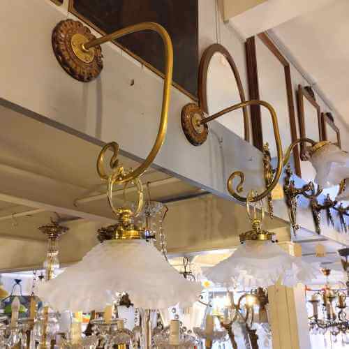 PAREJA DE APLIQUES MODERNISTAS