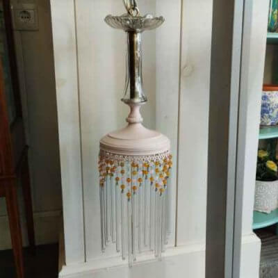 LÁMPARA TECHO MODERNISTA FLECOS CRISTAL