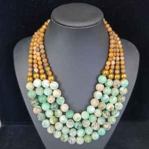 COLLAR DE CALCITA Y JASPE