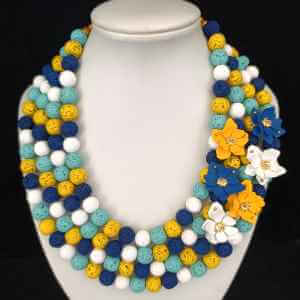 COLLAR DE LAVA VOLCÁNICA