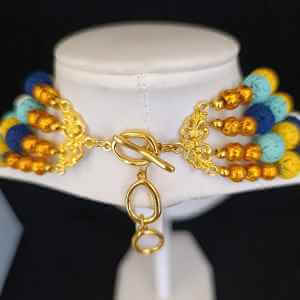 COLLAR DE LAVA VOLCÁNICA - Imagen 3