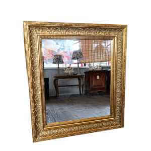 ESPEJO DORADO RECTANGULAR